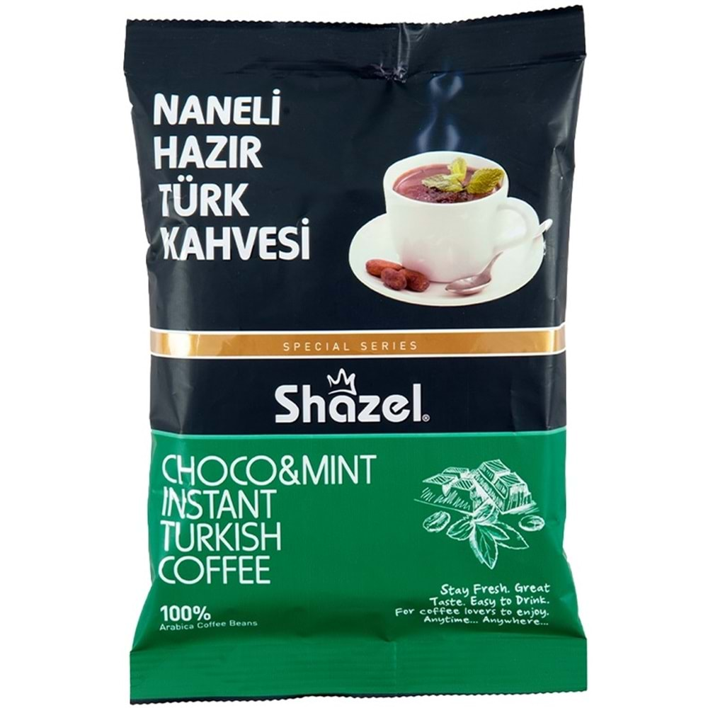 Shazel Hazır Türk Kahvesi 100GR Naneli