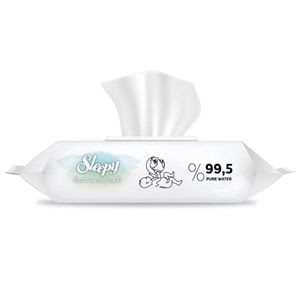 Sleepy Islak Havlu Mendil Bio Natural 40 Yaprak Yeni Doğan (3 Lü Pk) Plastik Kapaklı 120 Yaprak