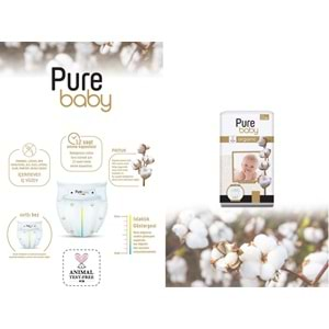 Pure Baby Bebek Bezi Beden:4 (7-16KG) Maxi 78 Adet Fırsat Pk