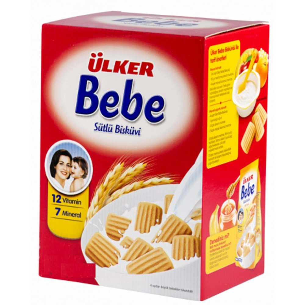 Ülker Bebe Bisküvisi 800Gr 12 Vitaminli Kutu