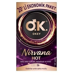 Okey Prezervatif 20 Adet Nirvana Ekonomik Pk