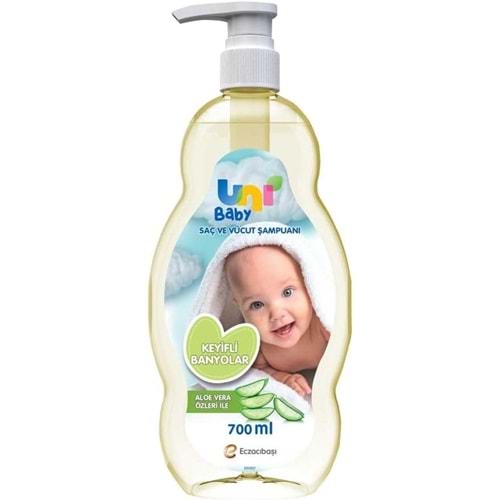 Uni Baby Bebek Şampuanı 700ML Keyifli Banyolar (Pompalı)