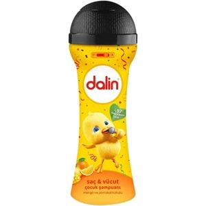 Dalin Mikrofon Şişe Saç ve Vücut Şampuanı 250ML Mango ve Portakal Kokulu