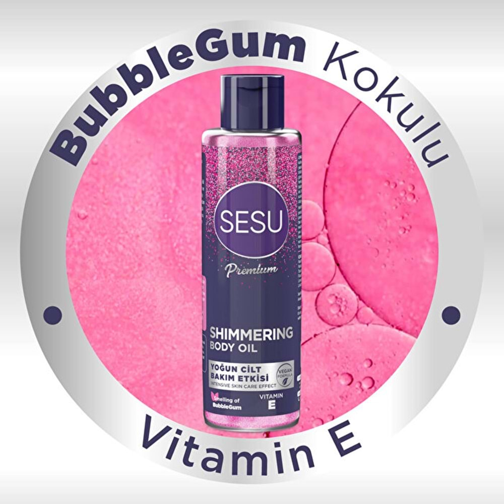 Sesu Simli Cilt Bakım Yağı 150ML (Shımmering Body Oıl)