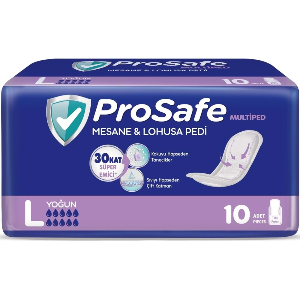 Prosafe Mesane & Lohusa Pedi L-Büyük Yoğun (İç Adet 10) Tekli Pk