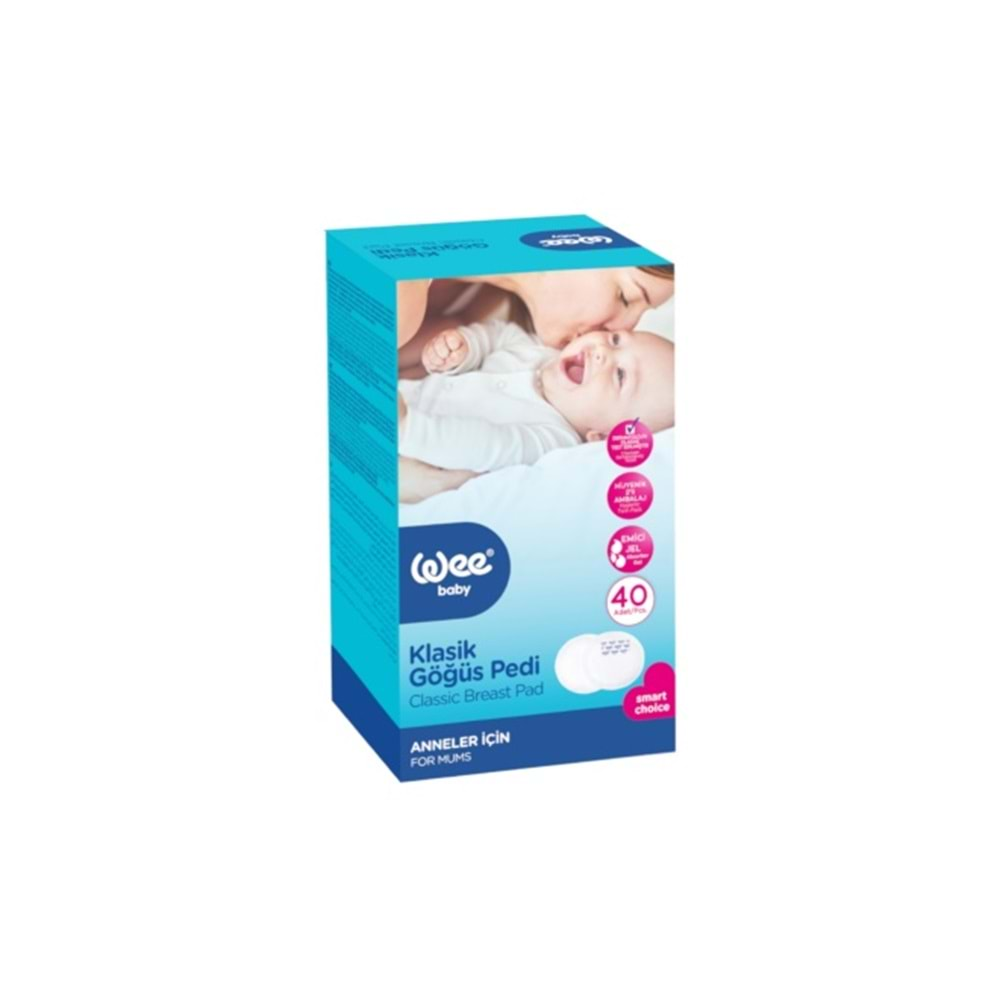 Wee Baby Klasik Göğüs Pedi (40 Lı Pk) (Wee132)