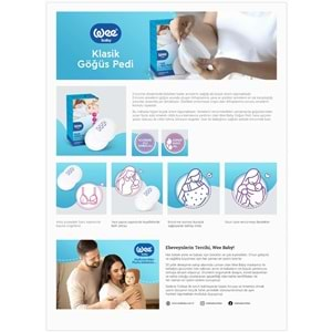 Wee Baby Klasik Göğüs Pedi (40 Lı Pk) (Wee132)