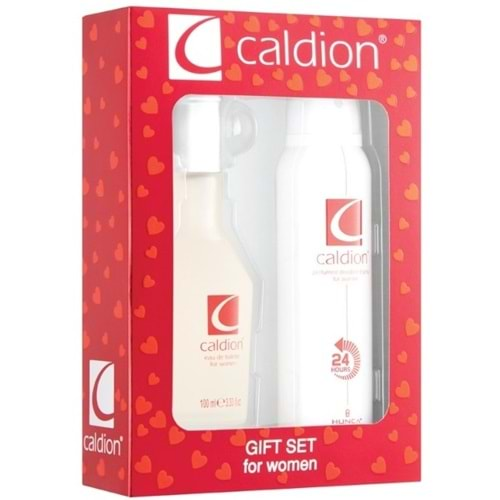 Caldion Parfüm Seti Kadın / For Women 100ML Classic + 150ML Deodorant (Kırmızı)