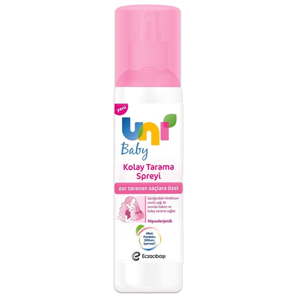 Uni Baby Kolay Saç Tarama Spreyi 200ML (Yeni) Zor Taranan Saçlara Özel