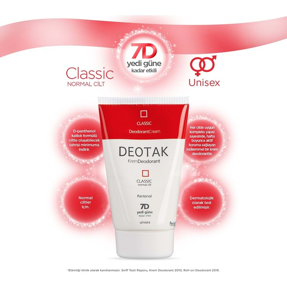 Deotak Krem Deodorant 35ML Classic (Normal Cilt)