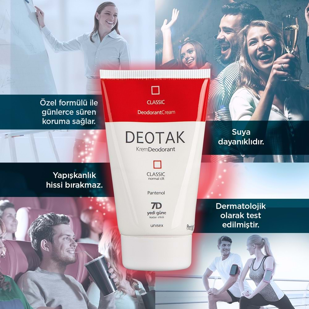 Deotak Krem Deodorant 35ML Classic (Normal Cilt)