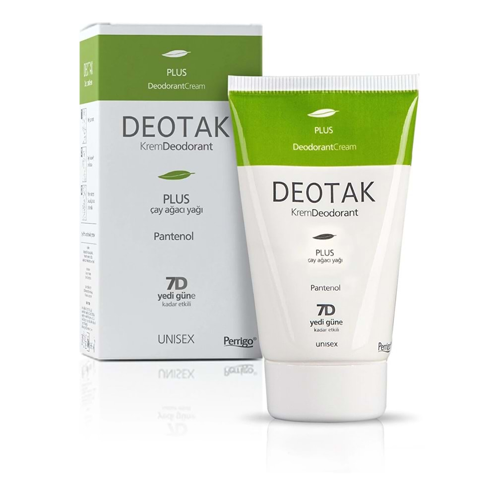 Deotak Krem Deodorant 35ML Plus (Çay Ağaçı Yağı)