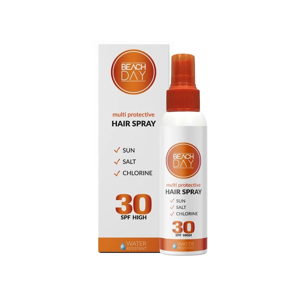 Beach Day Haır Sprey Saç İçin Güneş Koruma Spreyi 100ML 30F