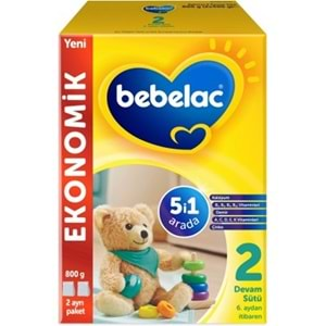 Bebelac 800GR No:2 Devam Sütü (6-12 Ay)