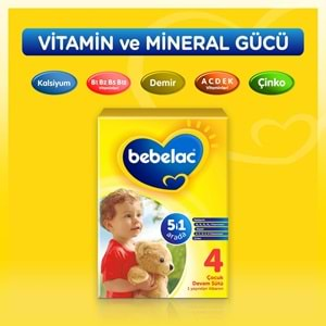 Bebelac 400GR No:4 Devam Sütü (1+ Yaş)