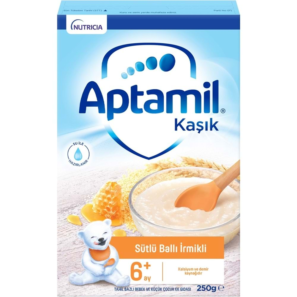 Aptamil Kaşık Maması 250GR Sütlü Ballı İrmikli