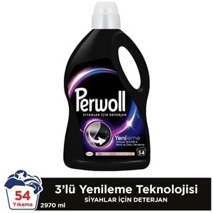 Perwoll Sıvı Çamaşır Deterjanı 2.97LT Siyah (54 Yıkama)