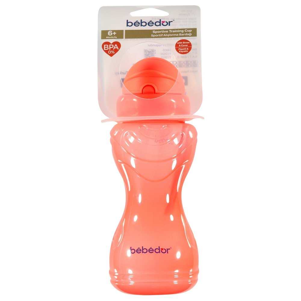 Bebedor Sportif Pipetli Bardak/Alıştırma Bardağı 330ML (Kod:8504) (Seçenekli)