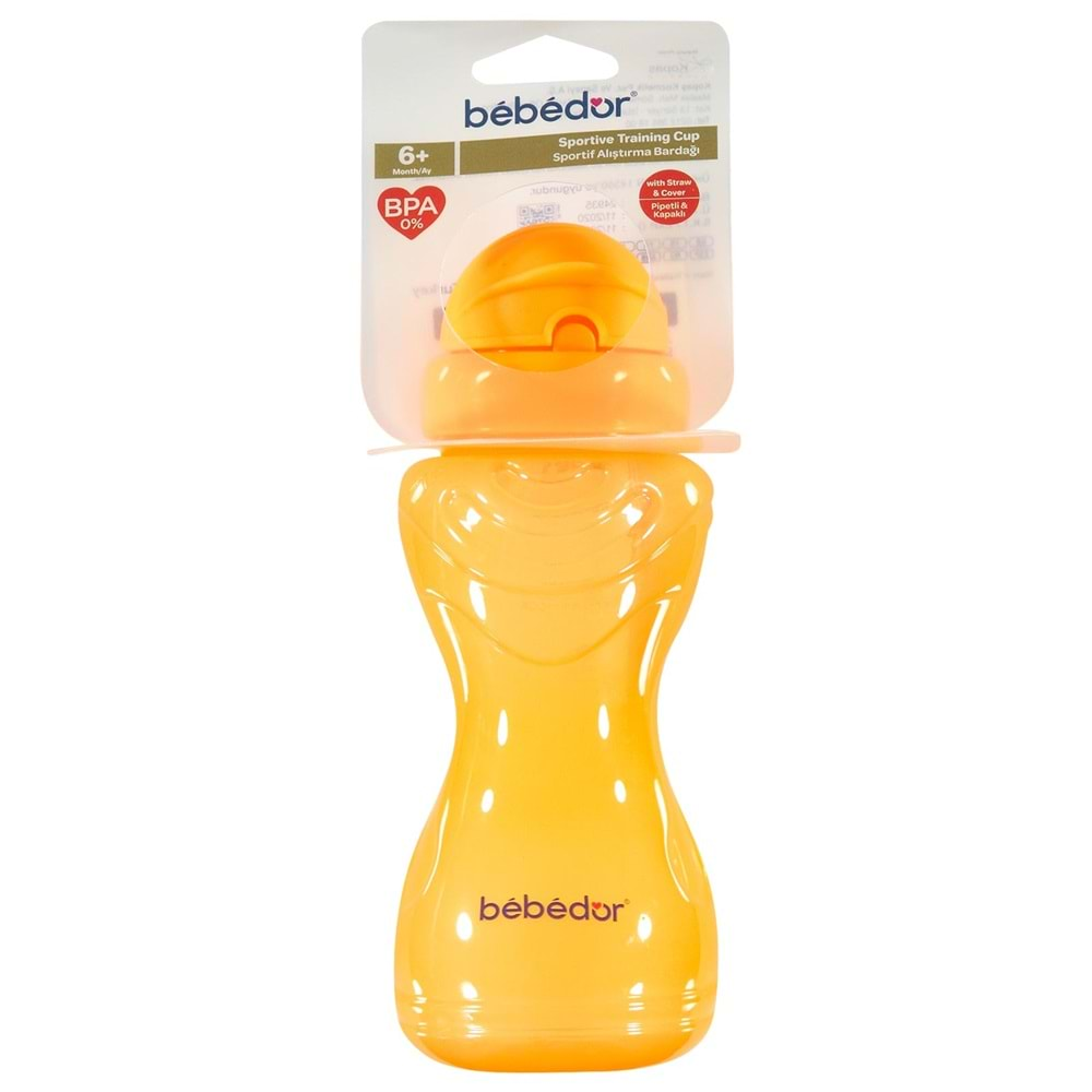 Bebedor Sportif Pipetli Bardak/Alıştırma Bardağı 330ML (Kod:8504) (Seçenekli)