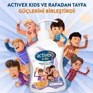 Activex Antibakteriyel Sıvı Sabun Hassas/Sensitive 300ML Pompalı (Rafadan Tayfa Serisi) (2 Li Set)