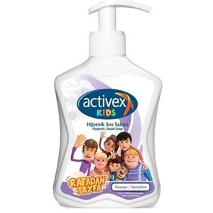 Activex Antibakteriyel Sıvı Sabun Hassas/Sensitive 300ML Pompalı (Rafadan Tayfa Serisi) (2 Li Set)