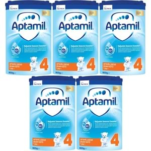 Nutrıcıa Aptamil 800GR Devam Sütü No:4 (1 Yaş ve Üzeri) (5 Li Set)