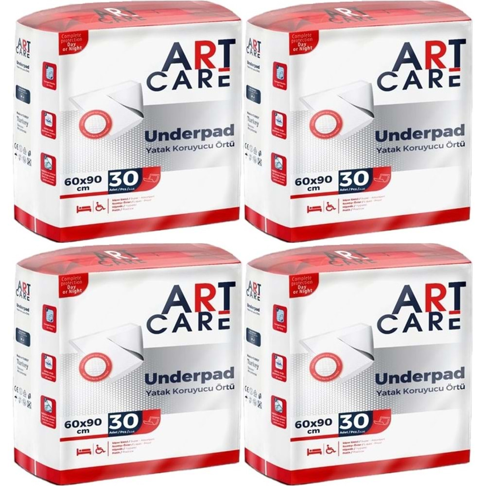 Art Care Hasta Yatak Koruyucu 60*90CM 120 Adet (4PK*30)