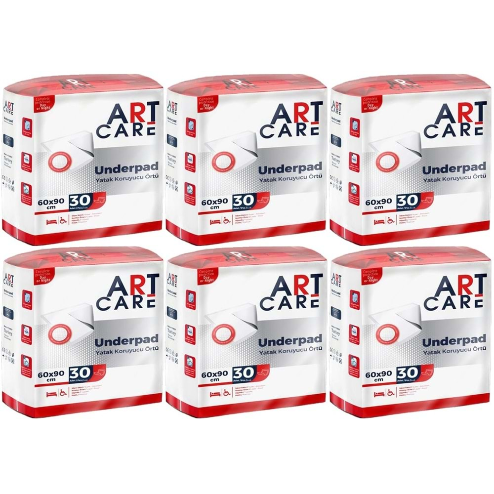 Art Care Hasta Yatak Koruyucu 60*90CM 180 Adet (6PK*30)