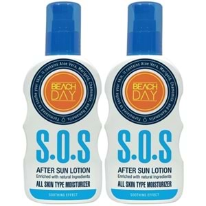 Beach Day S.O.S After Sun Lotıon Güneş Sonrası Losyon 150ML Sprey (2 Li Set)