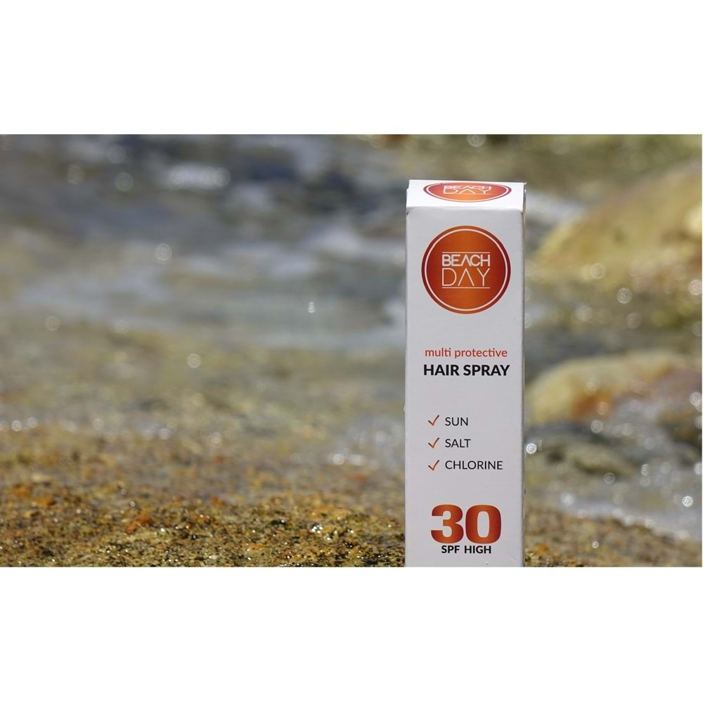 Beach Day Haır Sprey Saç İçin Güneş Koruma Spreyi 100ML 30F (5 Li Set)