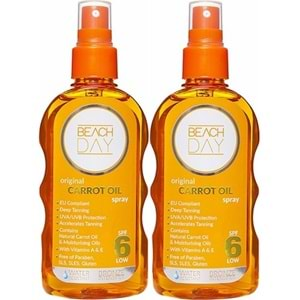 Beach Day Bronzlaştırıcı Carrot Oıl 6f 150ML Sprey (2 Li Set)