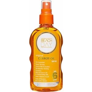 Beach Day Bronzlaştırıcı Carrot Oıl 6f 150ML Sprey (5 Li Set)