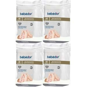 Bebedor Bebek Temizleme Pamuğu 240 Adet (4Pk*60)