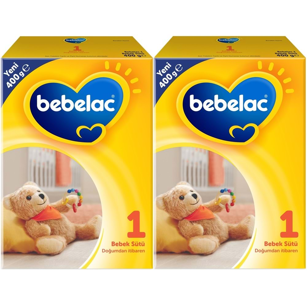 Bebelac 400GR No:1 Bebek Sütü (0-6 Ay) Doğumdan İtibaren (2 Li Set)