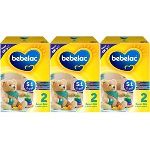 Bebelac 400GR No:2 Devam Sütü (6-9 Ay) (3 Lü Set)