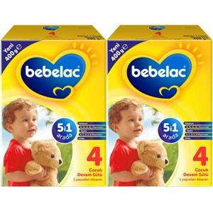 Bebelac 400GR No:4 Devam Sütü (1+ Yaş) (2 Li Set)