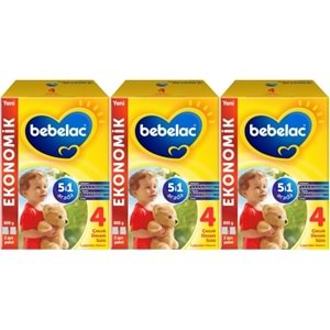 Bebelac 800GR No:4 Devam Sütü (1+ Yaş) (3 Lü Set)