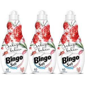 Bingo Soft Çamaşır Yumuşatıcı Konsantre 1440ML Şakayık Baharı (3 Lü Set)