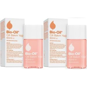 Bio-Oil Çatlak Oluşumunu Önleyici Cilt Bakım Yağı 60ML (Yeni Formül) (2 Li Set)