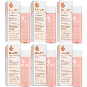 Bio-Oil Çatlak Oluşumunu Önleyici Cilt Bakım Yağı 125ML (Yeni Formül) (6 Lı Set)