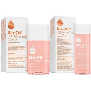 Bio-Oil Çatlak Oluşumunu Önleyici Cilt Bakım Yağı Karma 2 Li Set 125ML+60ML (Yeni Formül)