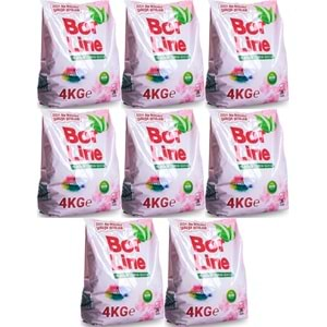 BorLine Matik Toz Çamaşır Deterjanı 32KG (Renkliler İçin) 208 Yıkama (8PK*4KG)