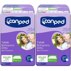 Canped Hasta Yatak Koruyucu Örtü 60*90CM 20 Adet (2PK*10)