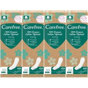 O.B Carefree Günlük Ped Organic Cotton Topsheet Uzun 96 Adet (4PK*24)