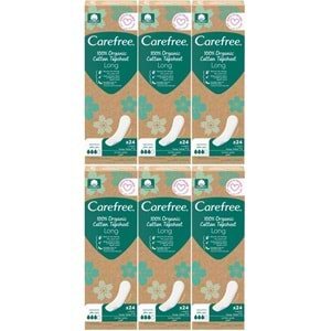 O.B Carefree Günlük Ped Organic Cotton Topsheet Uzun 144 Adet (6PK*24)