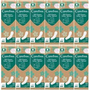 O.B Carefree Günlük Ped Organic Cotton Topsheet Uzun 288 Adet (12PK*24)