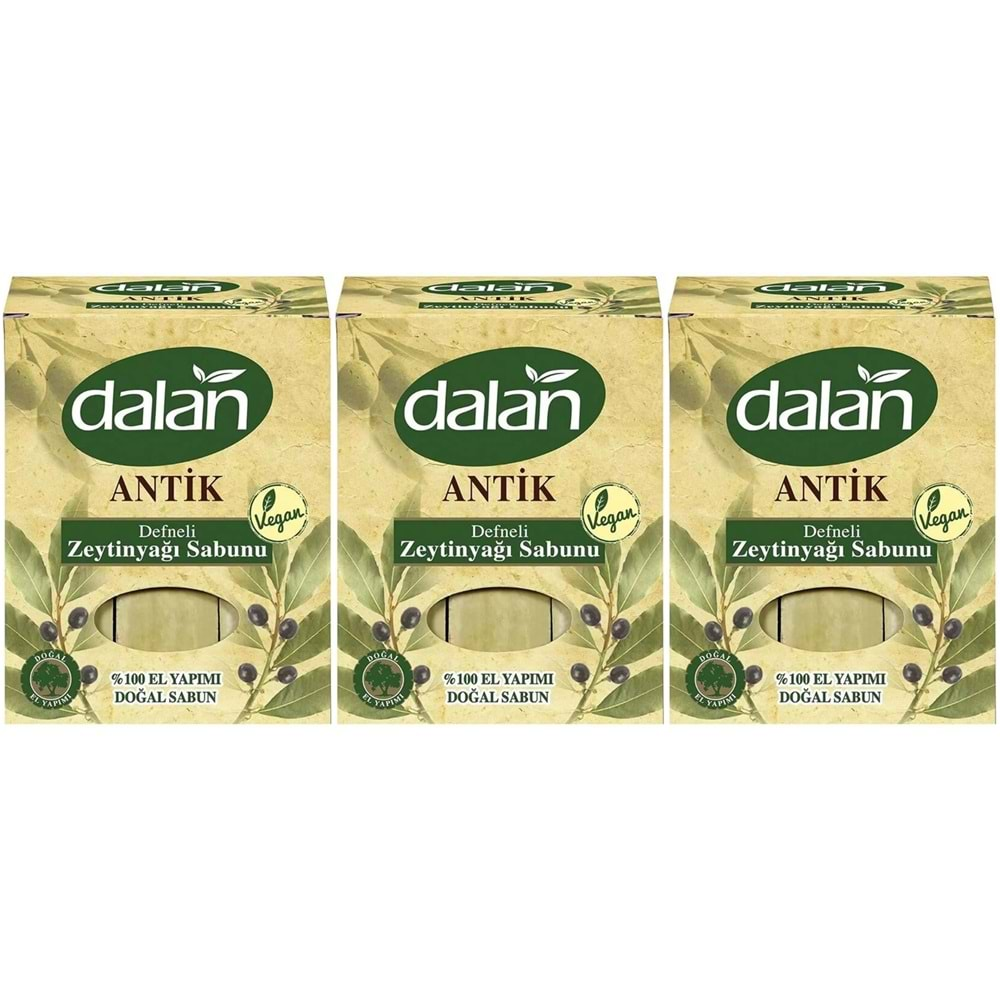 Dalan Antik Defneli Zeytinyağı Sabunu 900GR (3 Lü Set)