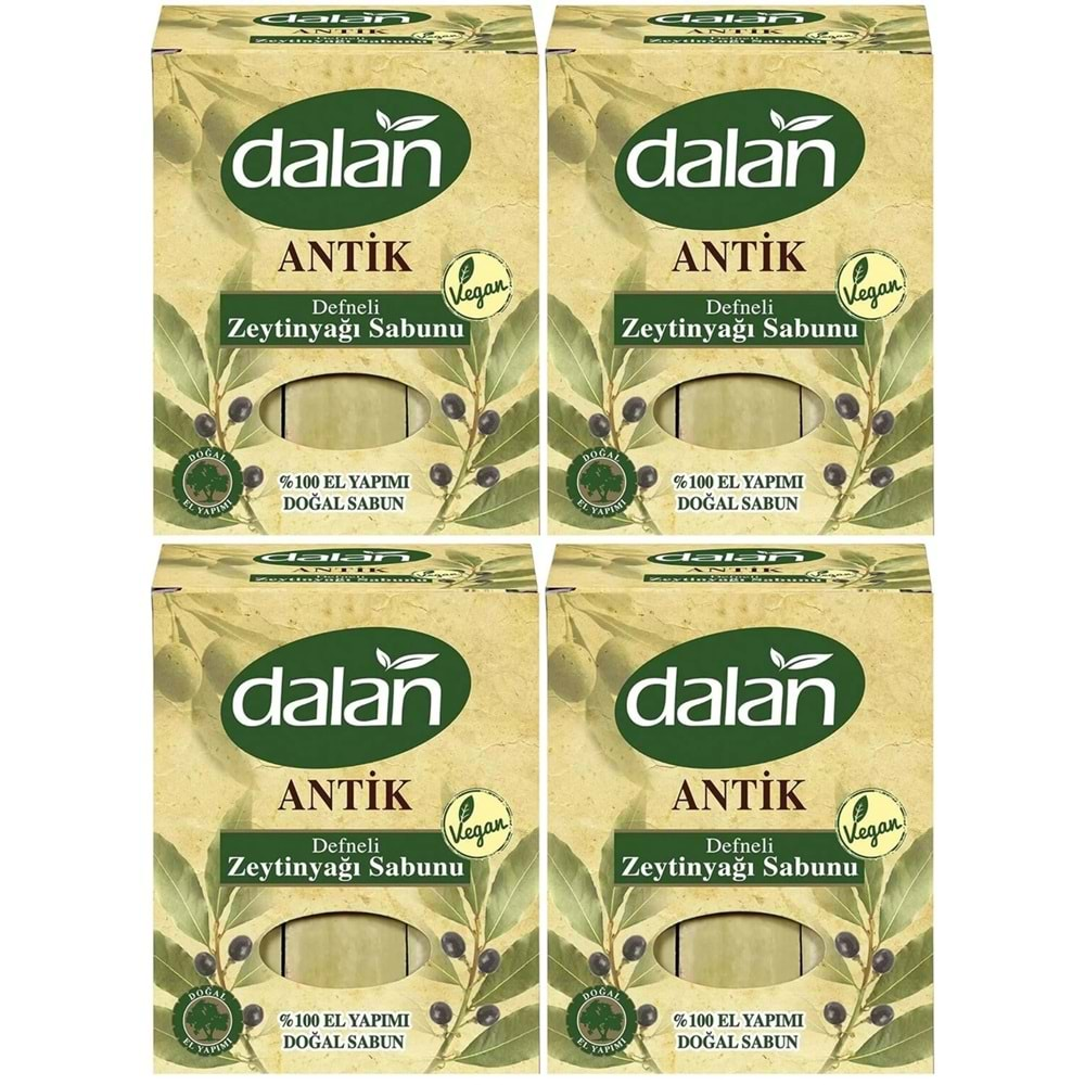 Dalan Antik Defneli Zeytinyağı Sabunu 900GR (4 Lü Set)