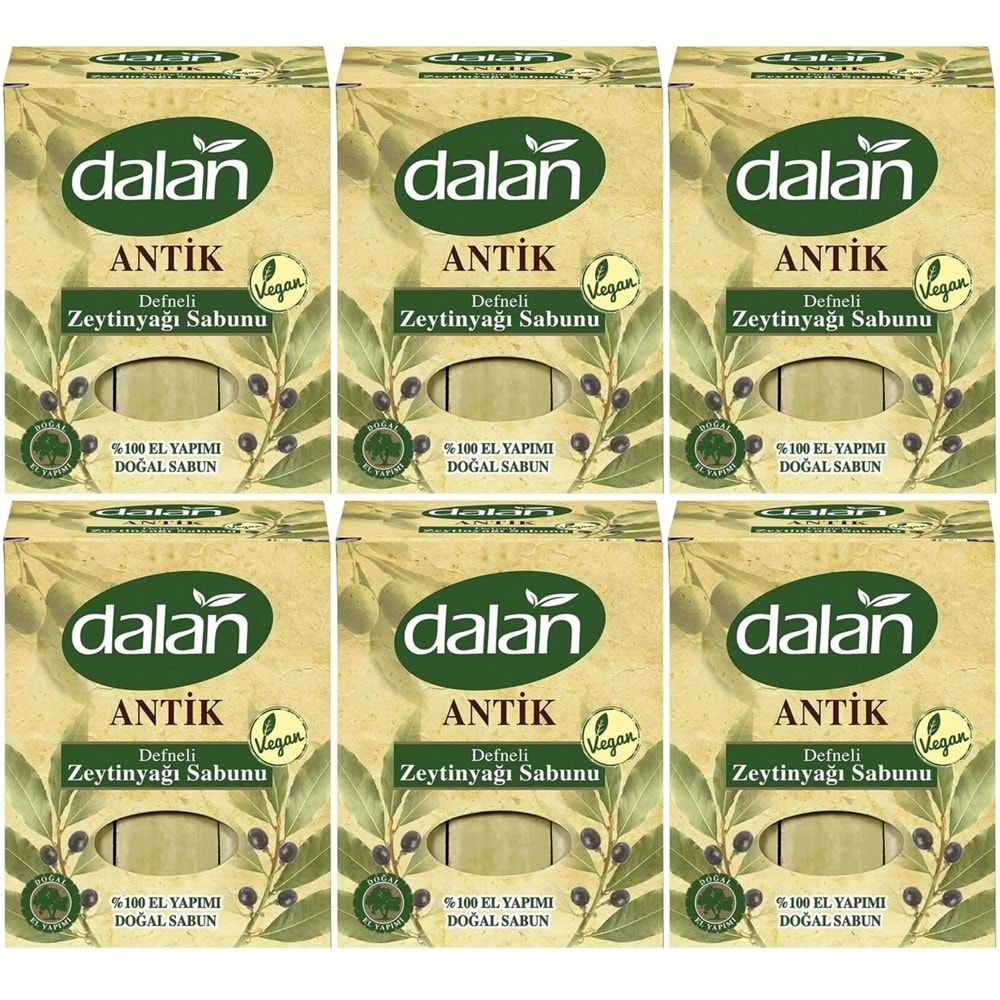 Dalan Antik Defneli Zeytinyağı Sabunu 900GR (6 Lı Set)