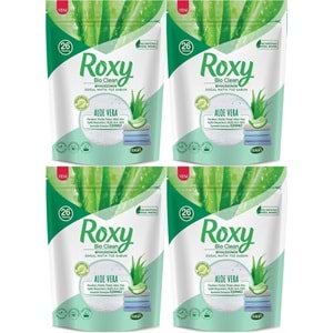 Dalan Roxy Bio Clean Matik Sabun Tozu 800GR Aloe Vera (4 Lü Set) (104 Yıkama)